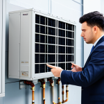 **

"A professional facility manager, wearing a modest business attire, inspecting a modern building's HVAC system, fully clothed, appropriate content, safe for work, perfect anatomy, natural proportions, professional inspection, high quality, well-formed hands, proper finger count, family-friendly"

**