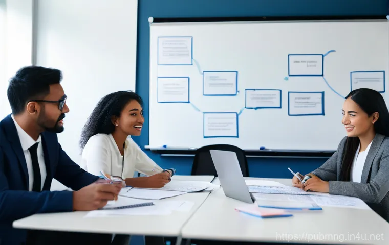 공공관리사 필기시험에서 시간 관리법 - A diverse, professional-looking person (wearing smart business attire, no revealing clothing) confid...