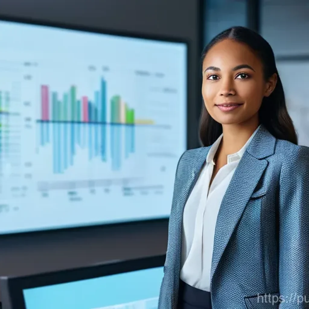 공공관리사 필기시험에서 자주 출제되는 주제 - A diverse young professional, smartly dressed in modern business casual attire, stands confidently i...