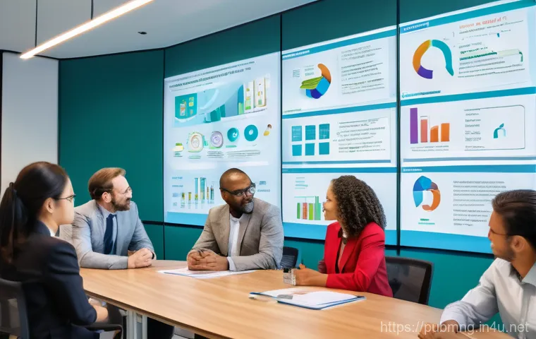 공공관리사 필기시험에서 자주 출제되는 주제 - A diverse young professional, smartly dressed in modern business casual attire, stands confidently i...