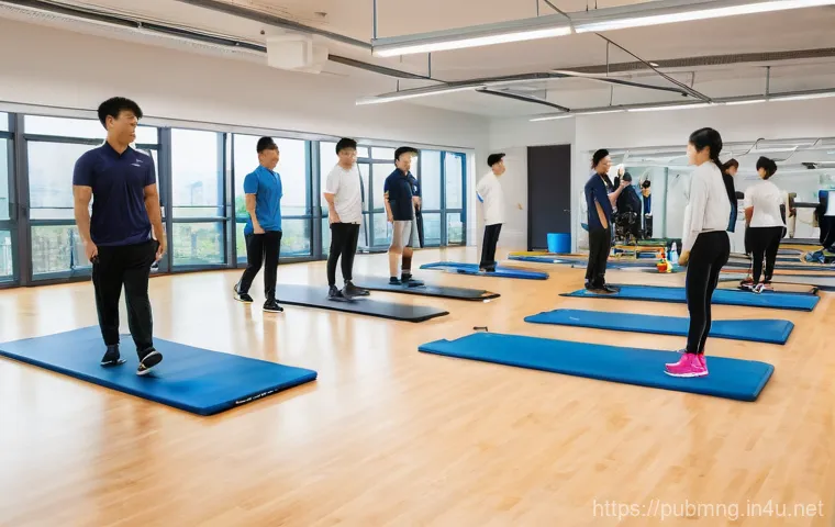 공공관리사 실무 노하우 모음 - A diverse group of public management professionals, men and women of various ethnicities and ages fr...